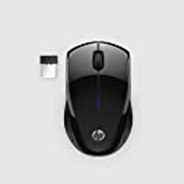 HP X3000 G2 Wireless Mouse - Ambidextrous 3-Button Control, & Scroll Wheel - Multi-Surface Technology, 1600 DPI Optical Sensor - Win, Chrome, Mac OS - Up to 15-Month Battery Life (‎28Y30AA#ABA, Black)