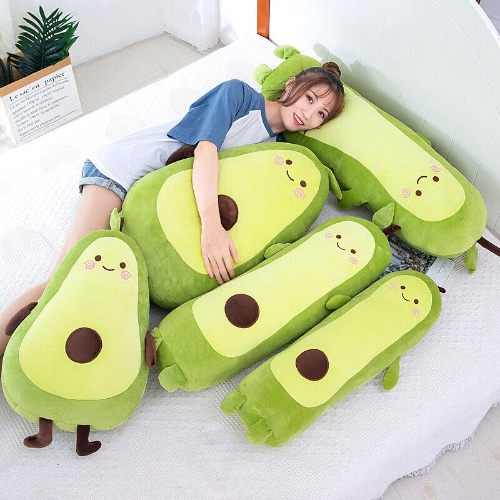 Avocado Long Pillow Plush Toy Food Christmas Gift Cushion Girls Birthday Party