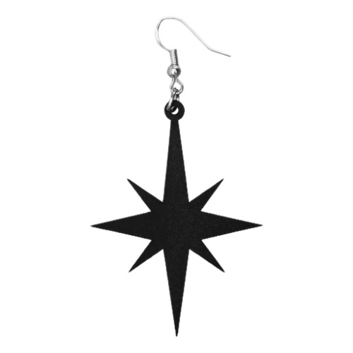 Design Cut Basswood Craft Earrings ER-2033 | Fetstyle.ca