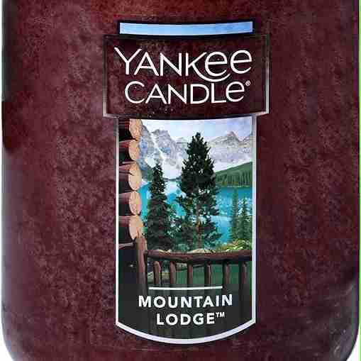 Amazon.com: Yankee Candle Mountain Lodge Scented Classic 22oz Large Jar Single Wick Aromatherapy Candle Over 110 Hours of Burn Time Apothecary Jar Fall Scented for Home : Home & Kitchen