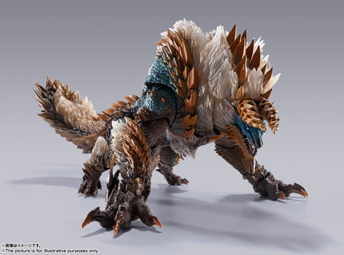 S.H.MonsterArts Zinogre "Monster Hunter World: Iceborne" - Brand New