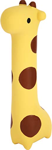 Petio Giraffe Dog Squeaky Toy – Soft Latex Dog Chew Toy – Giraffe Dog Toy