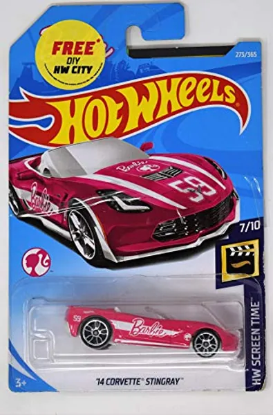 Hot Wheels Barbie car - '14 Corvette Stingray