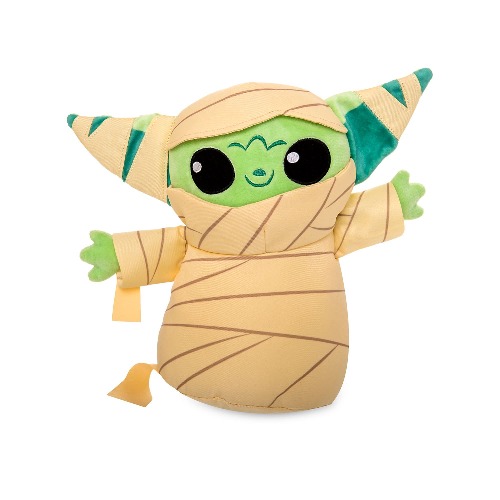 Disney Store Official Grogu Halloween Small Soft Toy, Star Wars, Kids Plush Cuddly Character with Embroidered Details - H30 x W14 x D25cm - Suitable for Ages 0+