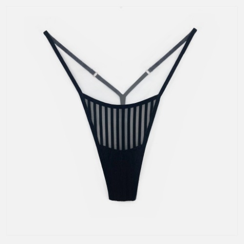 Vertigo Micro-G Thong Black - M / BLACK