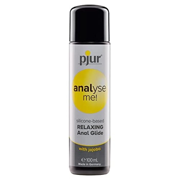 pjur analyse me! Relaxing - Silicone-Based Personal Lubricant for Comfortable Anal Sex - Extra-Long Lubrication (3.4 Fl Oz)