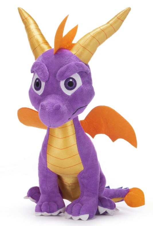 ENVI 30cm Spyro Official Soft Plush Toy 12 inch (LAYING SPYRO)