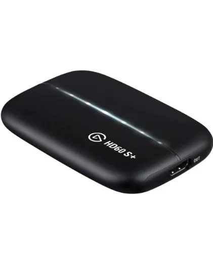 Amazon.com: Elgato HD60 S+, External Capture Card, Stream and Record in 1080p60 HDR10 or 4K60 HDR10 with ultra-low latency on PS5, PS4/Pro, Xbox Series X/S, Xbox One X/S, in OBS and more, works with PC and Mac : Video Games