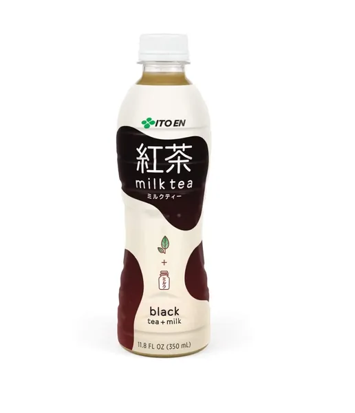 Ito En Black Tea + Milk Milk Tea 11.8 oz Plastic Bottles - Pack of 12 - Black Tea