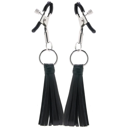 Playful Tassels Nipple Clamps | Black