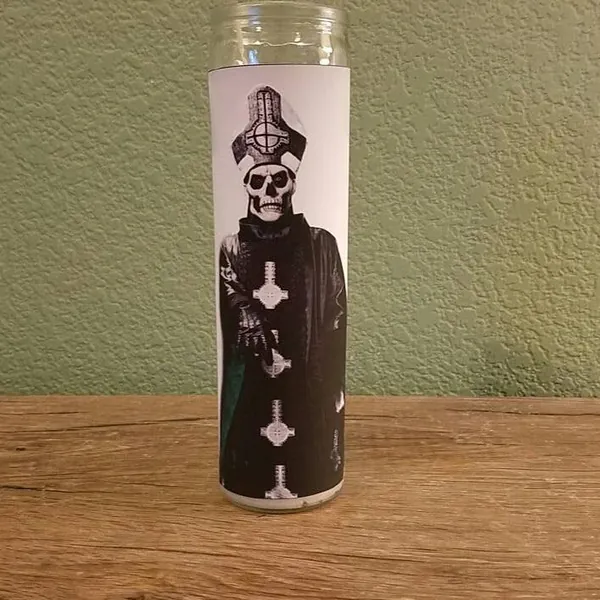 Ghost BC Prayer Candle - Papa Emeritus III Prayer Candle