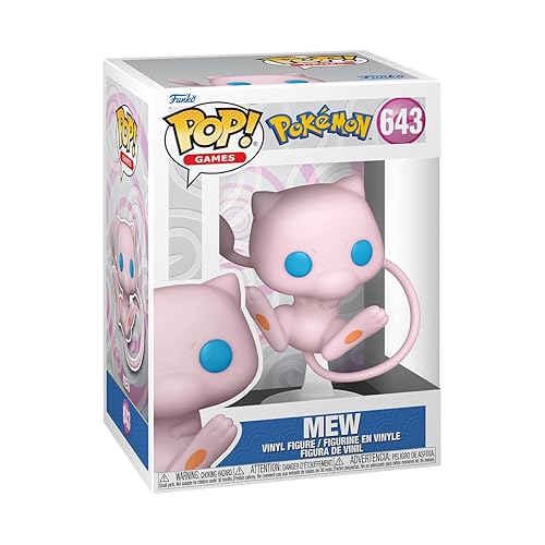 Funko Pop! Games: Pokemon - Mew - Collectible Vinyl Figure - Gift Idea - Official Products - Toys for Children and Adults - Video Games Fans
