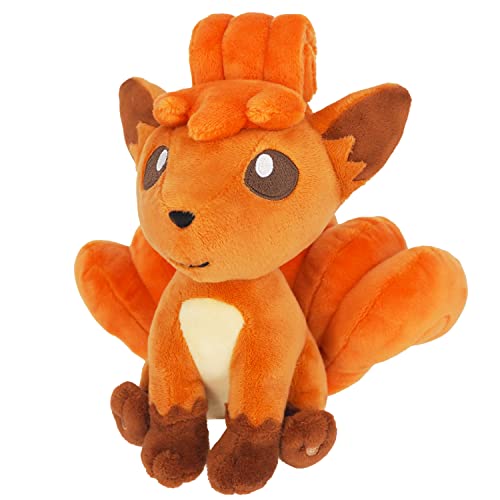 Sanei Pokemon All Star Collection Vulpix Stuffed Plush Toy, 7"