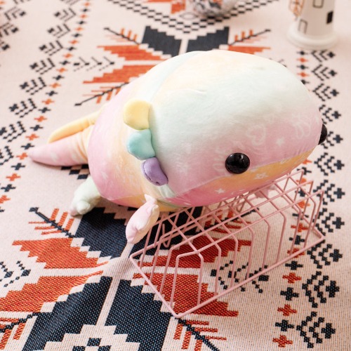 Axolotl Plushie - Iridescent / 14" / 37 cm