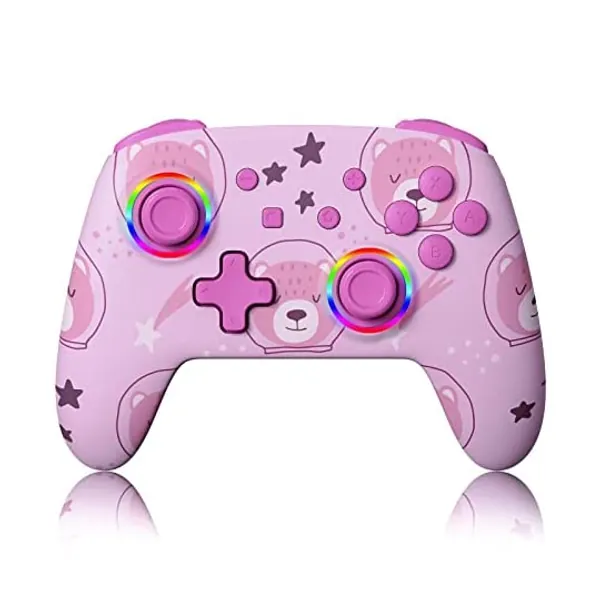 
                            NexiGo Wireless Controller for Switch/Switch Lite/OLED, Bluetooth Controllers for Nintendo Switch with Vibration, Motion, Turbo and LED Light (AstroBear)
                        