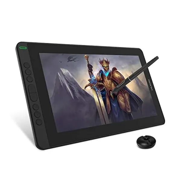 
                            HUION KAMVAS 13 Graphics Drawing Tablet with Full-Laminated Screen Battery-Free Stylus PW517 Tilt 8 Press Keys, 13.3inch Pen Display for Android, Mac and Windows PC, Black
                        