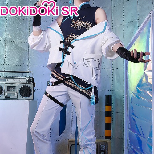 DokiDoki-SR Game Genshin Impact Anniversary Birthday Concert Chongyun Cosplay Costume Chong Yun Casual | S-PRESALE