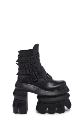 Never A Sellout Ankle Boots - Black | BLACK / US 8