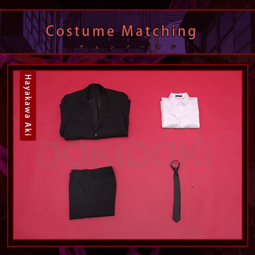 DokiDoki-SR Manga Chainsaw Man Cosplay Hayakawa Aki / Angel Devil / Himeno / Higashiyama Kobeni Cosplay Costume Suit | Hayakawa Aki / M-PRESALE