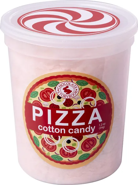Pizza Gourmet Flavored Cotton Candy – Unique Idea for Holidays, Birthdays, Gag Gifts, Party Favors