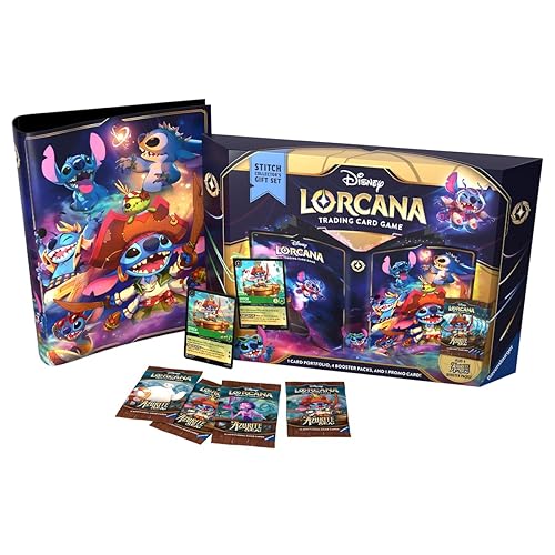 Disney Lorcana Trading Card Game: Azurite Sea - Stitch Collector's Gift Set (Inglés)