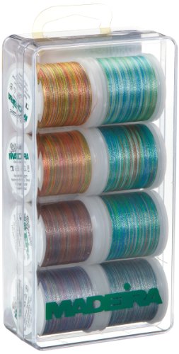 Madeira 8015 Polyneon Astro Color - Caja de Hilos de Costura