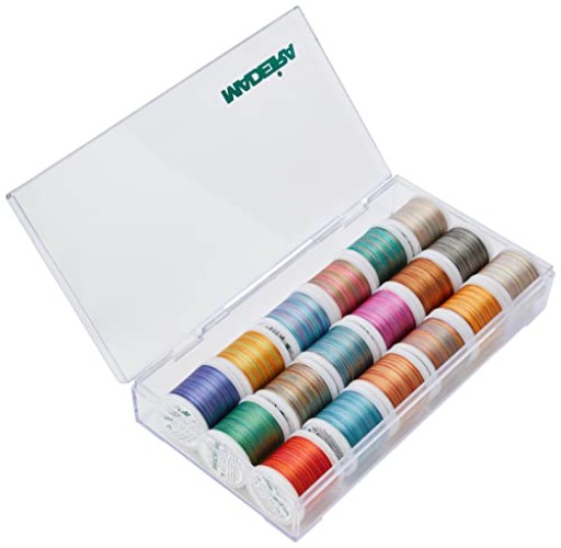 Madeira 8046 Polyneon No.40 Multicolor: 18 x 200 m: Carretes, poliéster, Multi, 200 por