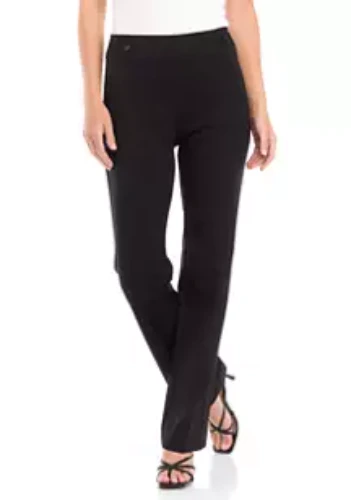 AK Anne Klein Petite Pull On Side Tab Trousers