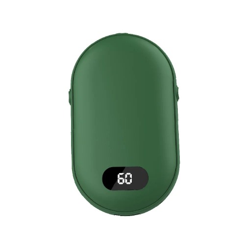 Rechargeable Double Sided Two Speed Hand Warmer - Green
