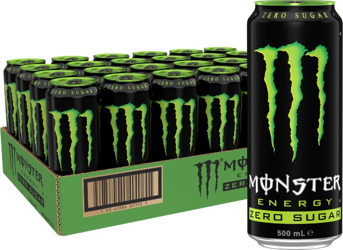 Monster Energy Drink Original Zero Sugar 24 x 500ml