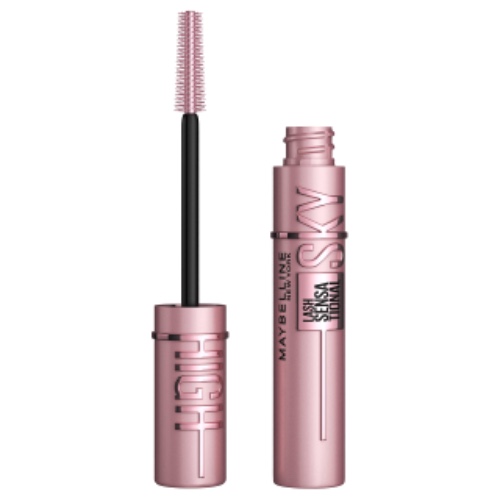 Maybelline New York Schwarze Wimperntusche für extrem lange Wimpern, Lash Sensational Sky High Mascara, Very Black, 7,2 ml - Sky High