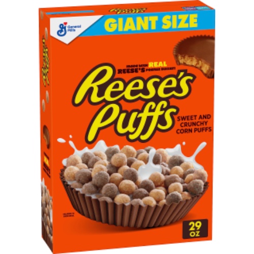 Reese, söta och knapriga puffar flingor – 822 g, gigantisk flinglåda