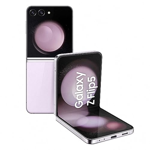 Samsung Galaxy Z Flip5, Unlocked Android Smartphone, 512GB Storage, Graphite, 3 Year Manufacturer Extended Warranty (UK Version) - Lavender - 512GB - Phone Only