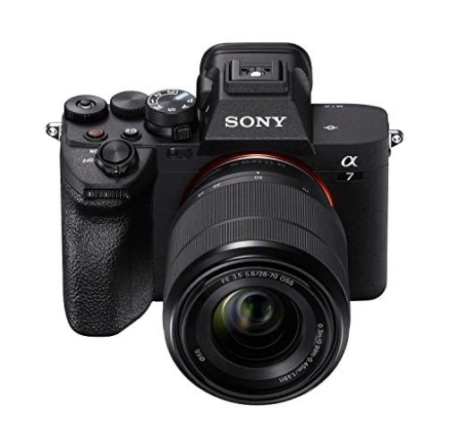 Sony Alpha 7 IV | Full-Frame Mirrorless Camera with Sony 28-70 mm F3.5-5.6 Kit Lens ( 33MP, Real-time autofocus, 10 fps, 4K60p, Vari-angle touch screen, Large capacity Z battery ), Black - Alpha 7 IV with SEL2870 - Single