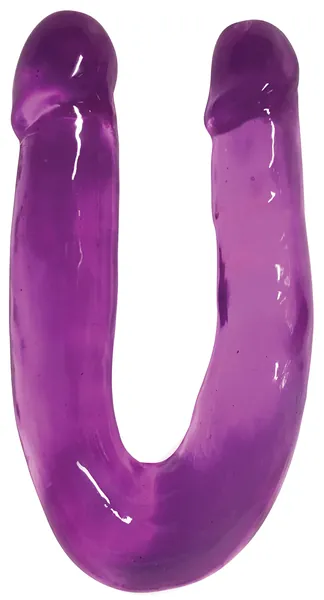 Lynx Double Ice Dildo - Purple - 
