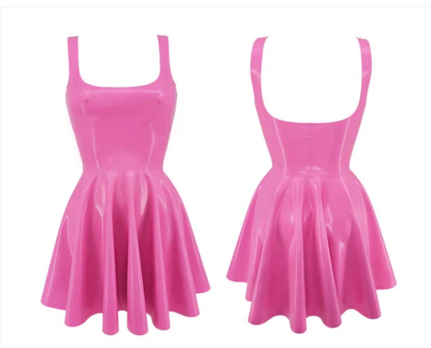 Latex Skater Dress
