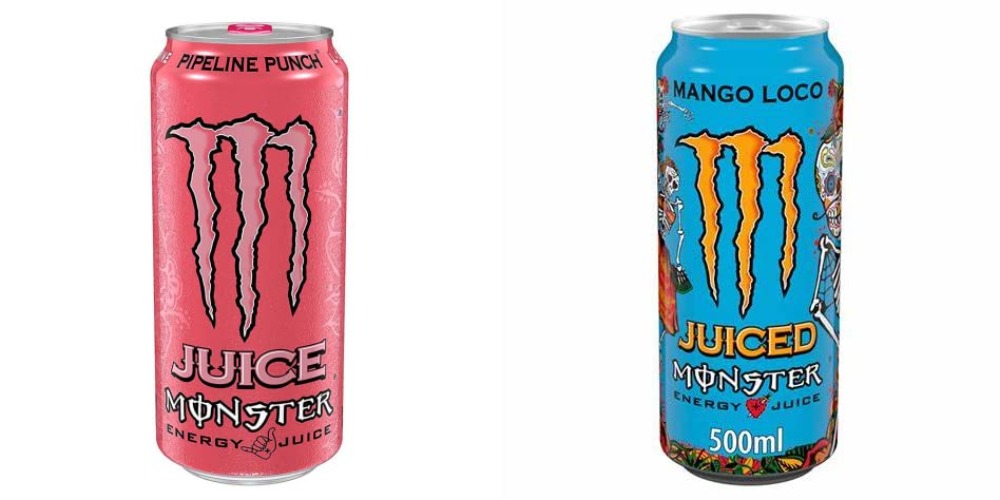 Monster Energy Drinks Pipeline Punch & Mango Loco Flavour Discounted Price 24 Cans Pack All Flavours Fast DELIvery 500ml