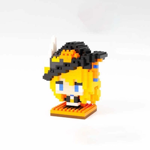 Chibi Genshin Impact Figure DIY Building Blocks Genshin Impact Desk Decor - Navia
