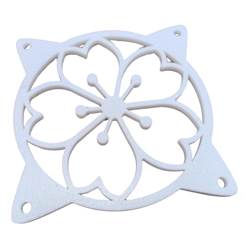 SplashNColor 120mm Sakura Fan Grill Decorative Cover, Super Cute Functional Cherry Blossom Cooling PC Fan Cover Protector for Computer Rig, Sakura PC Accessories Gaming CPU, Easy Installation