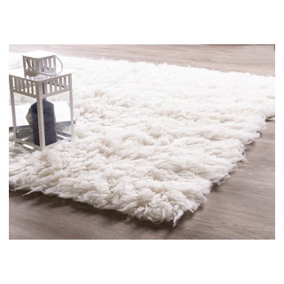 Eco-Friendly Wool Flokati Rug