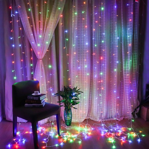 Curtain Lights String Fairy Lights | 16 Colors