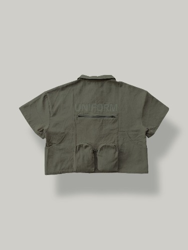 CARGO OVERSHIRT DARK MOSS | L