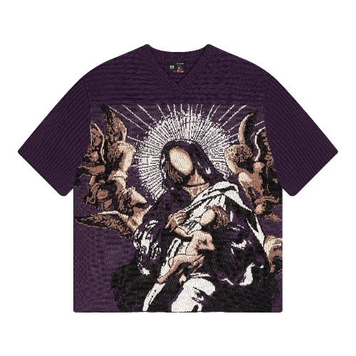 "awakening v2" Jersey knitted purple | large