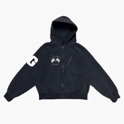 Black Racing Club Hoodie | L