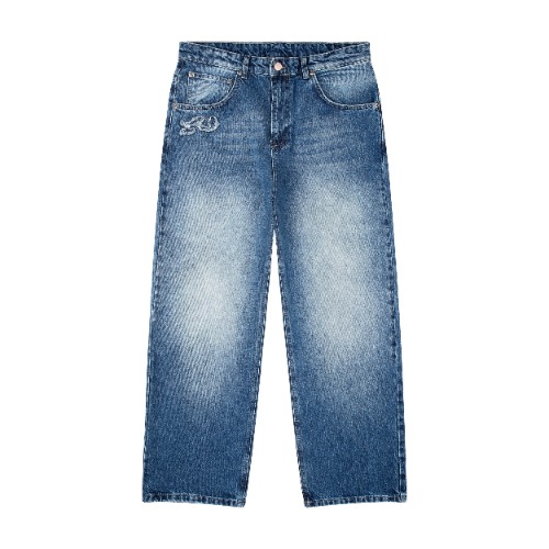 "koi fish v2" denim blue | 32
