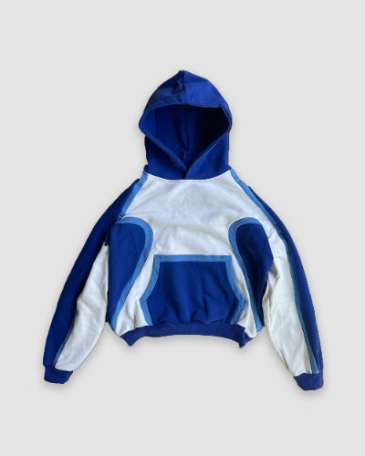 Blues Crop Hoodie | large