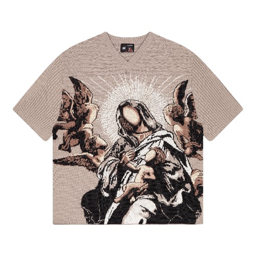 "awakening v2" Jersey knitted beige | large