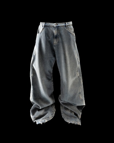 Wavy Jeans - Stone Blue | L