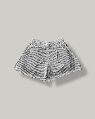 Smoke Knitted Shorts | XL