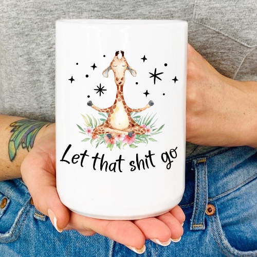 Let That Go Mug - White / One Size